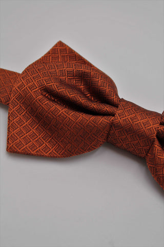 Copper Silk Bow Tie - Javier Blanco