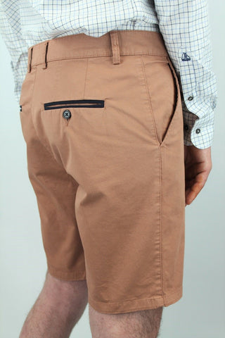 Slim Fit Copper Shorts - Javier Blanco