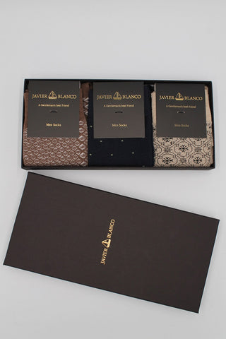 Exclusive 3 Pack Socks. Elegant Set - Javier Blanco